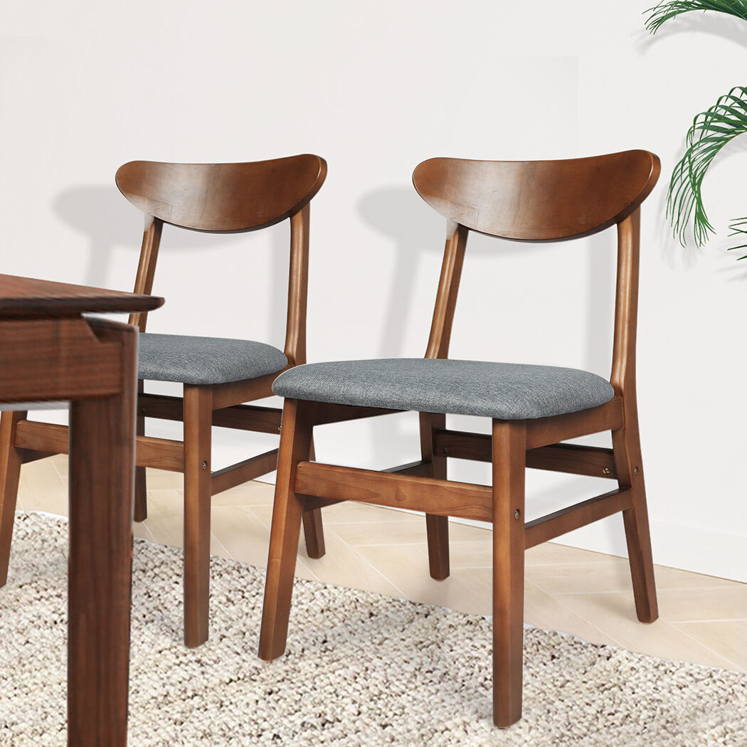2xDining Chairs Kitchen Chair Brown 2Pack Price