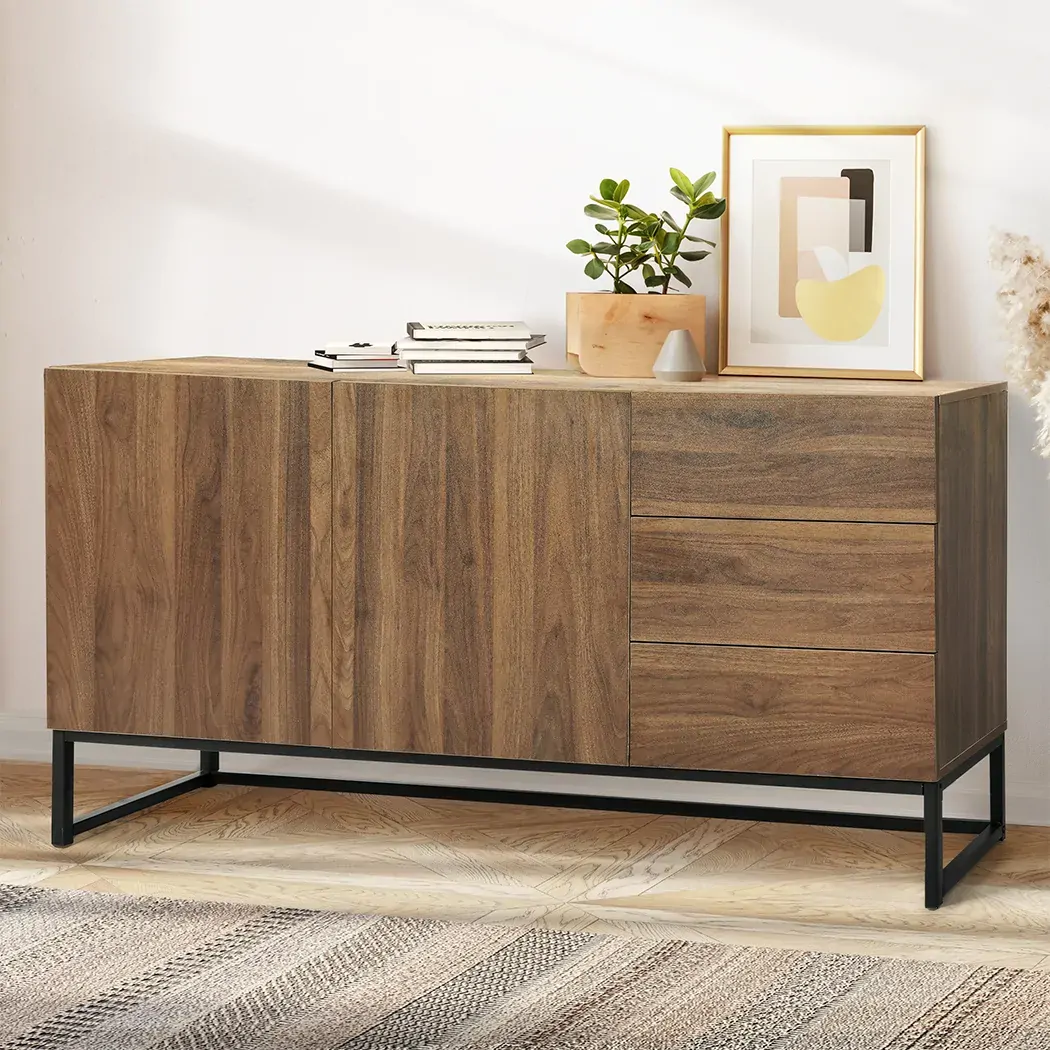 buffet sideboard storage cabinet walnut Price