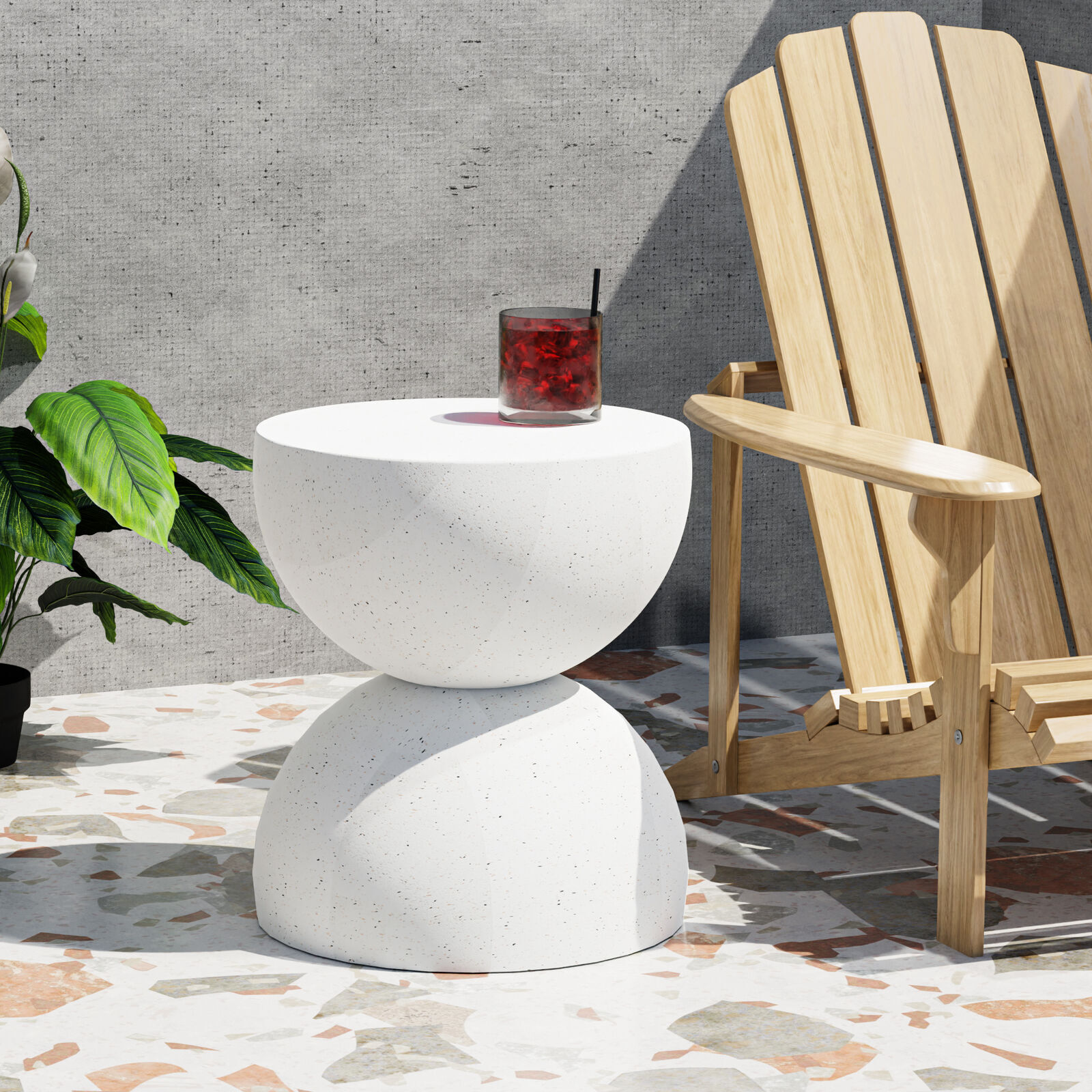Side Table Terrazzo Coffee Tables Beige Price