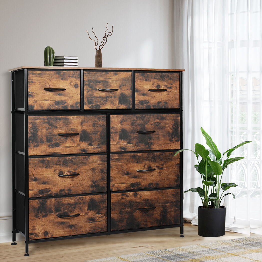 Storage Cabinet Tower Chest Brown Fold Price