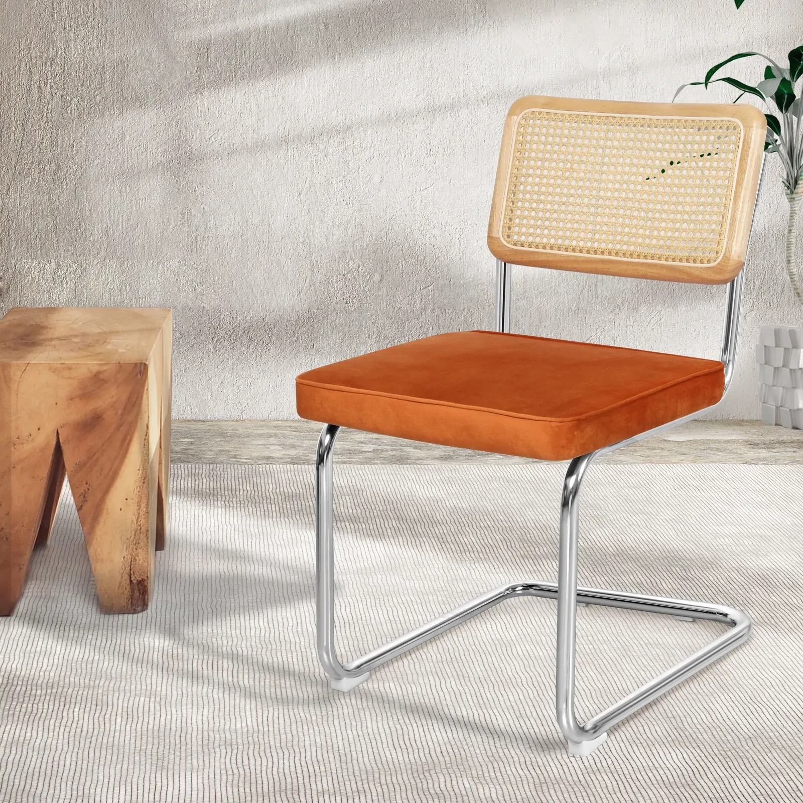 2xrattan chair dining chairs orange Price