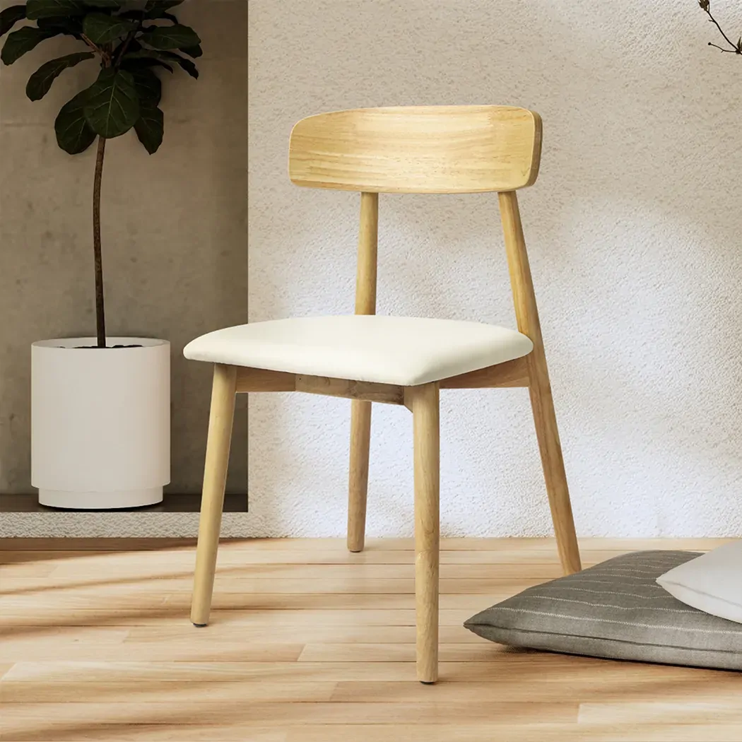 2x dining chairs kitchen chair natural Price