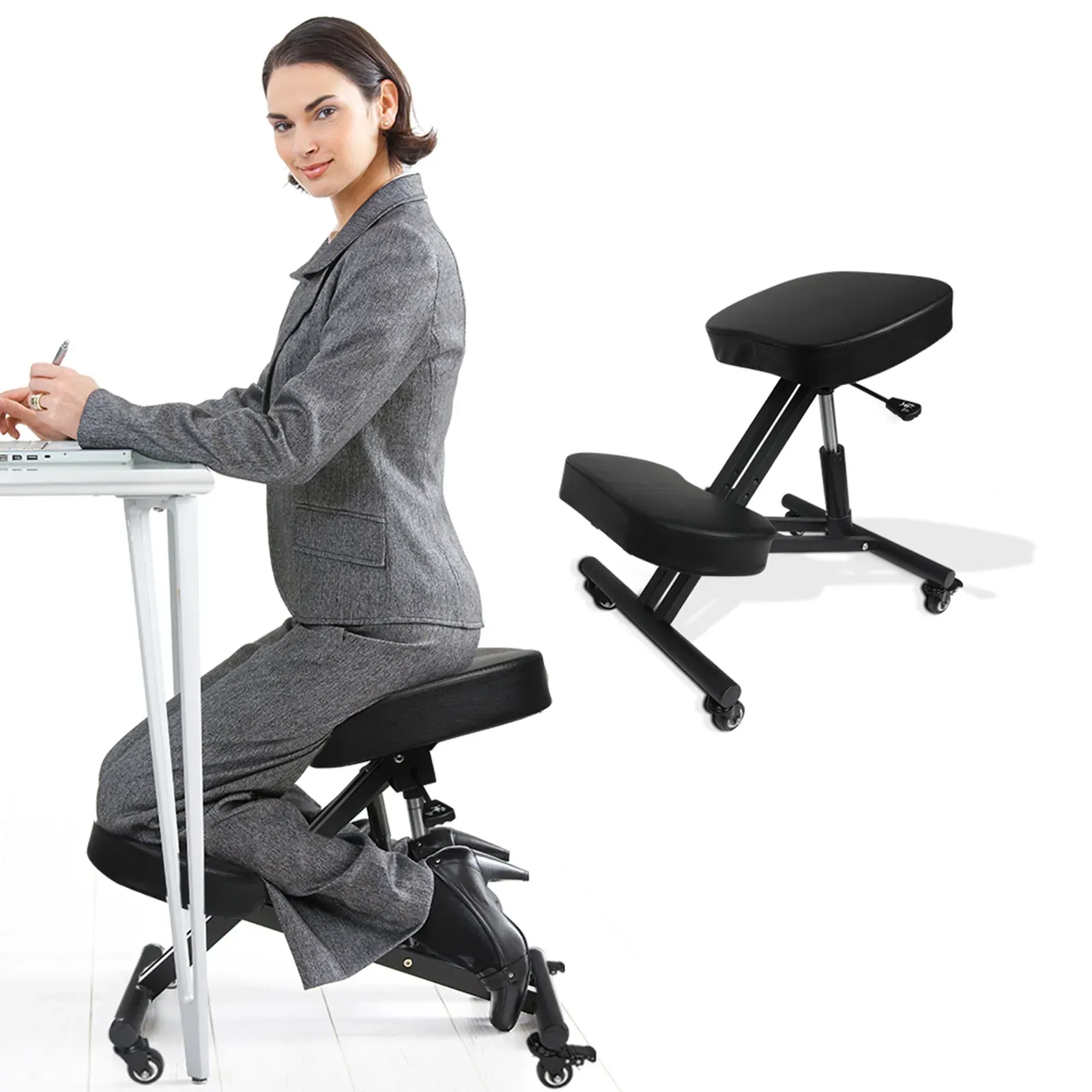 Kneeling Chair Computer Ergonomic Black Price