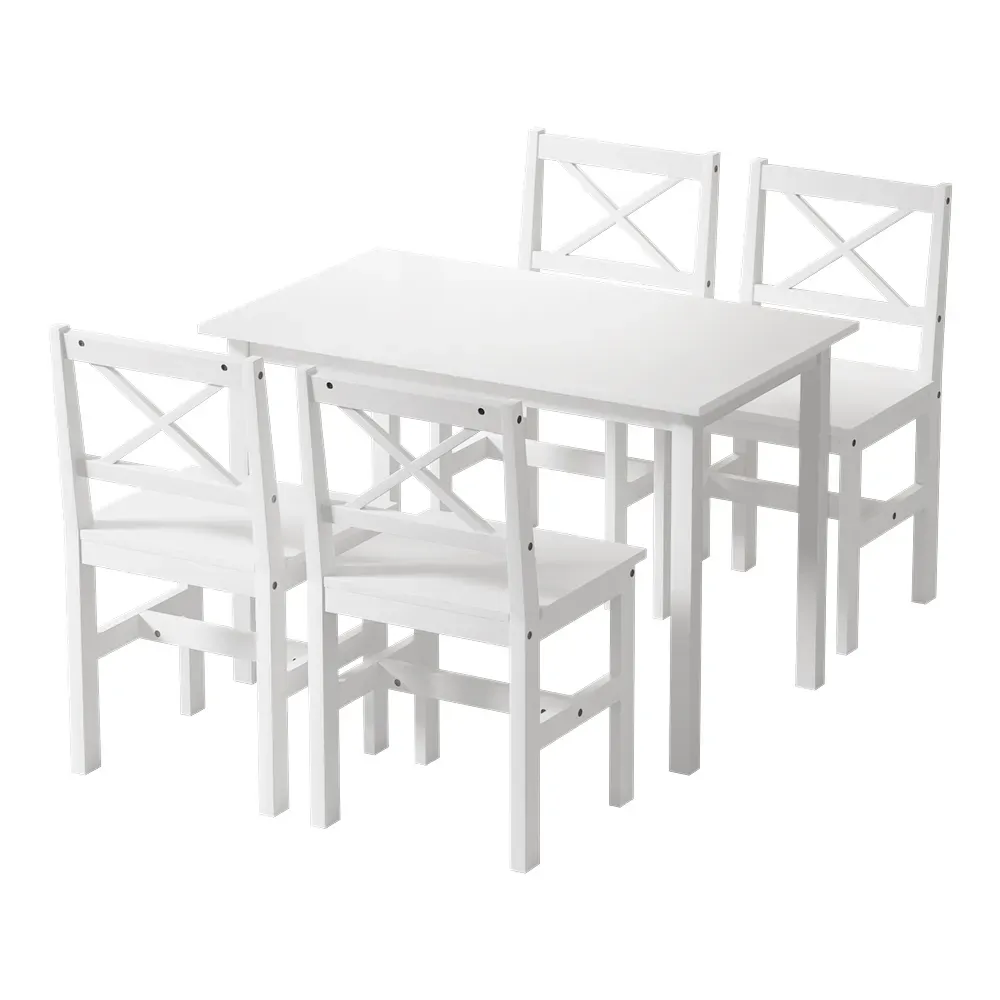 Dining Chairs and Table Dining Set 4 Cafe Chairs Set Of 5 4 Seater White Price