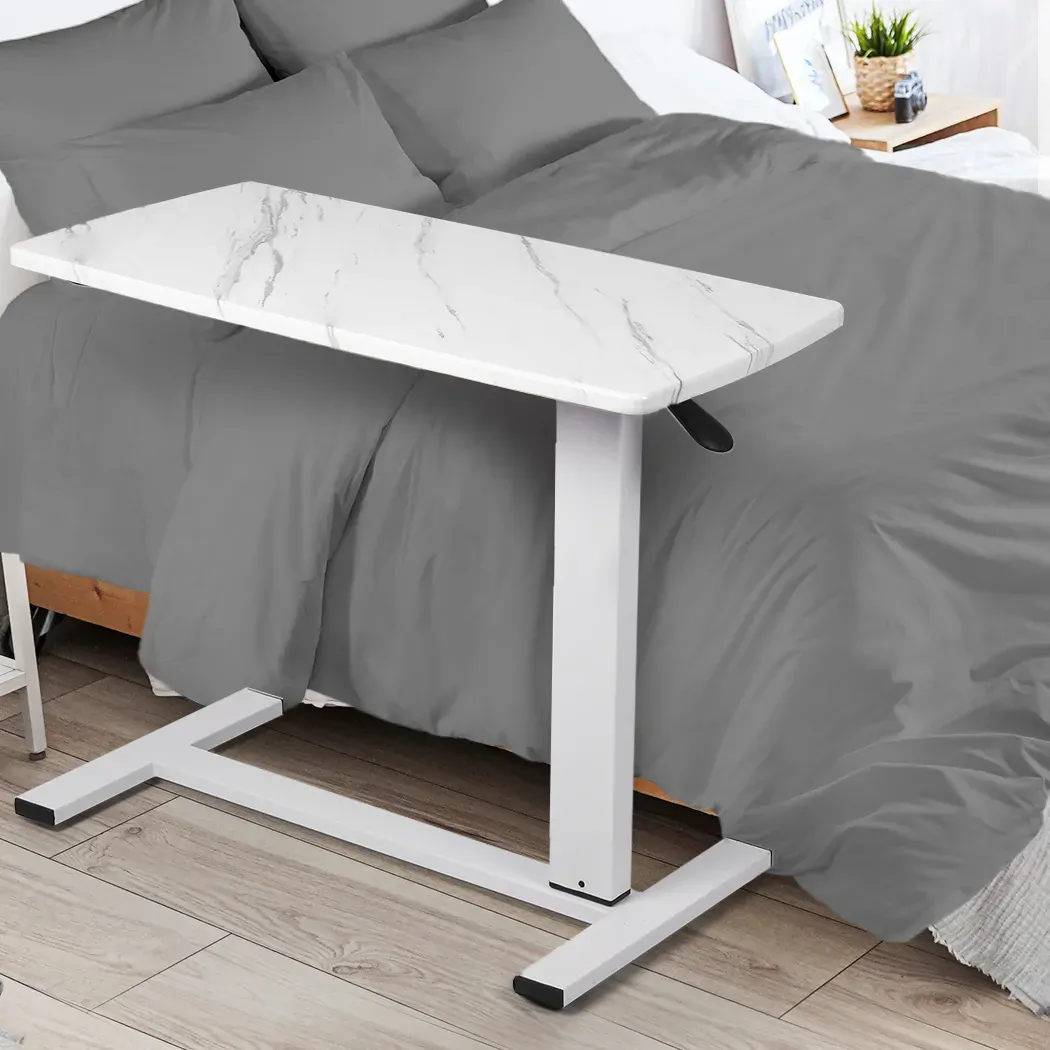 Standing Desk Sofa Bed Side Table White No Slots Price