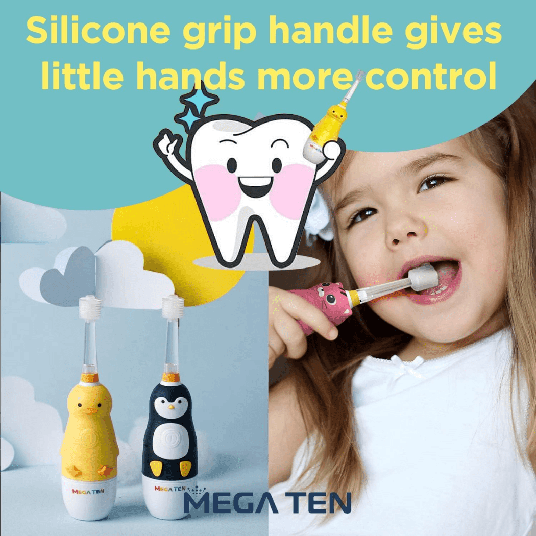360-Degree Kids Electric Toothbrush with LED Light 4Yrs+ Black Cat Price