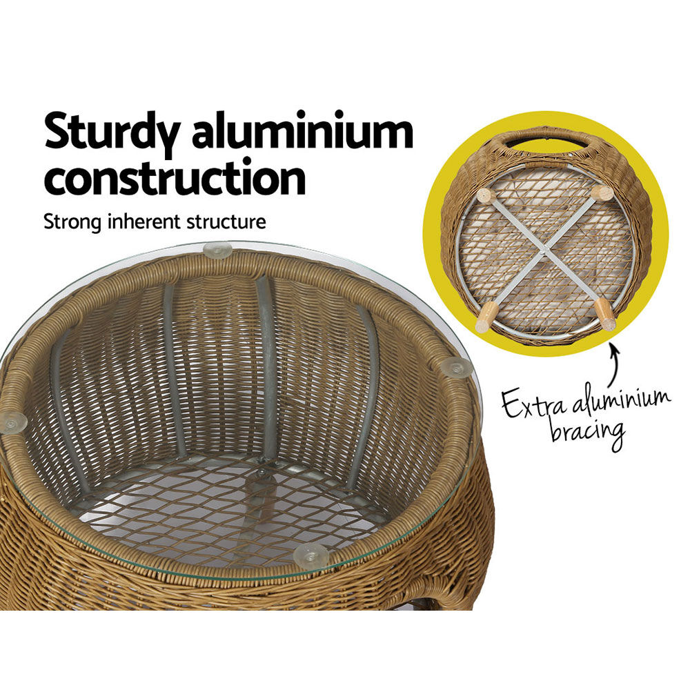 Coffee Side Table Wicker Aluminium Desk Pet Bed Storage Outdoor Furniture Price