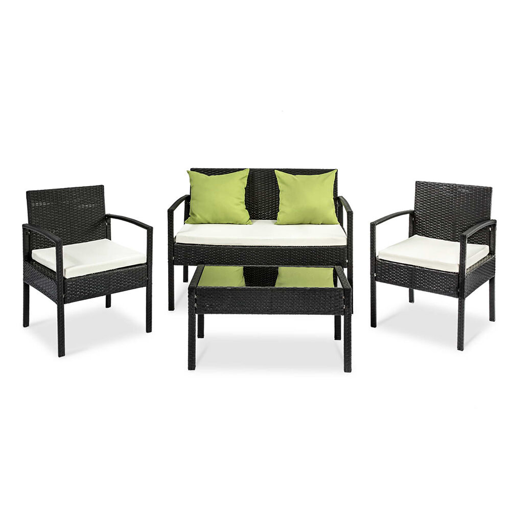 Gardeon Outdoor Sofa Set Wicker Lounge Setting Table and Chairs Patio Furniture Price