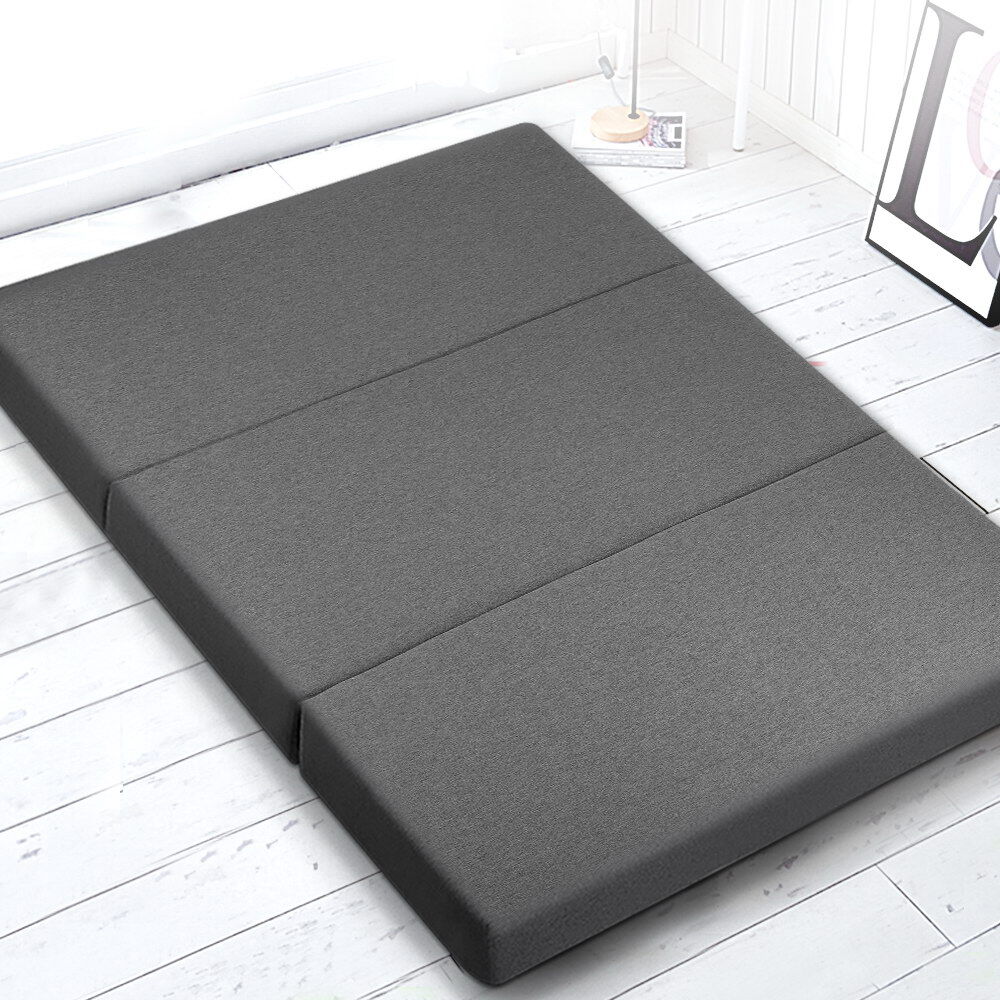 Giselle Bedding Foldable Mattress Folding Foam Double Grey Price