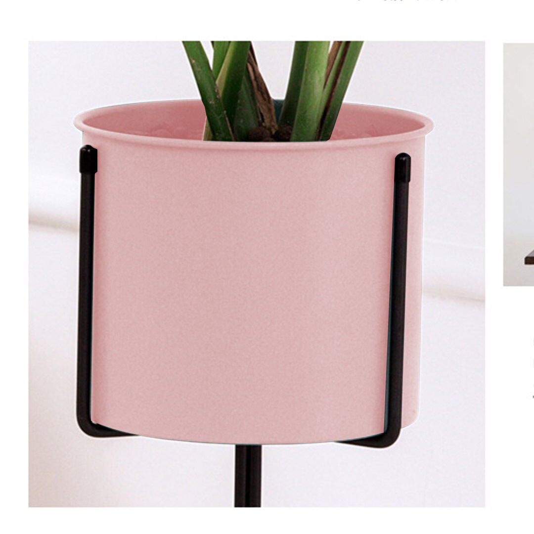 4x 70cm tripod flower pot plant stand with pink flowerpot holder rack indoor display Price