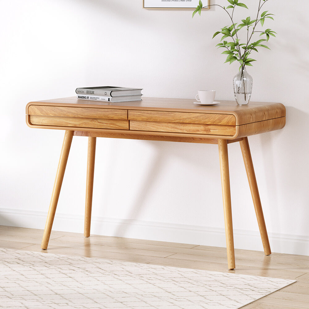 Computer Desk Drawer Natural Wood 100CM Price