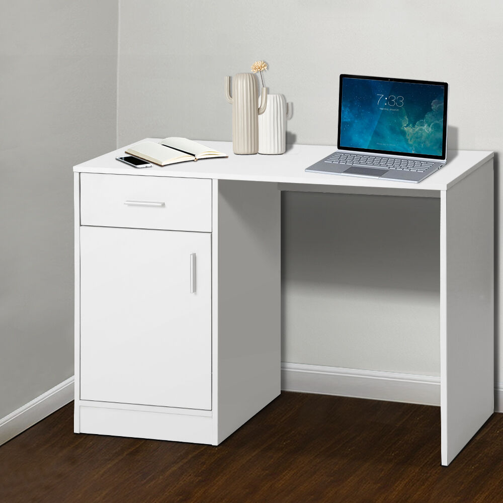 Artiss Computer Desk Drawer Cabinet White 100CM Price