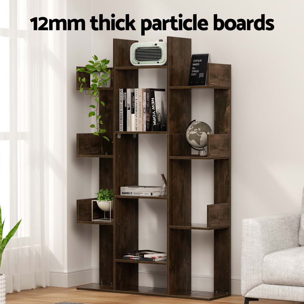 Artiss Tree-Shaped Bookshelf ROMI Walnut Price