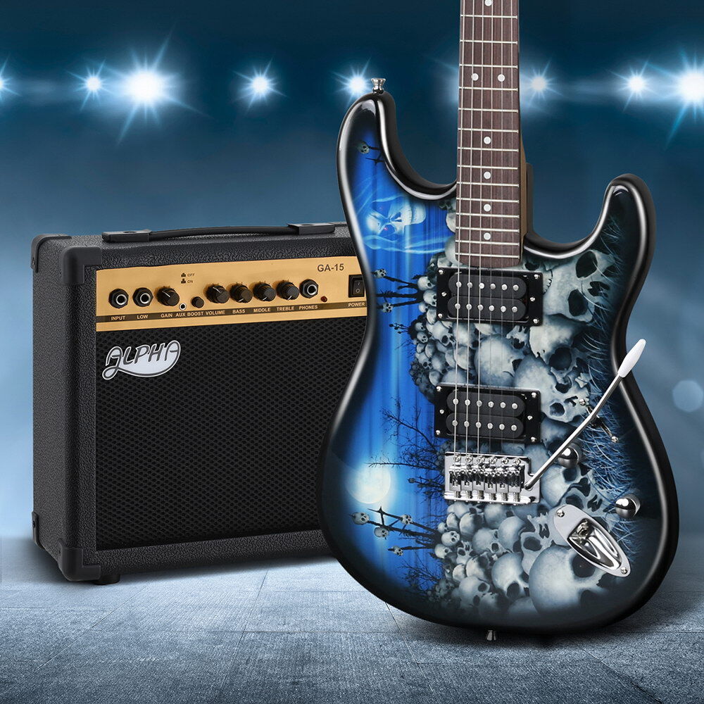 Alpha Electric Guitar Music String Instrument 20W Amplifier Price