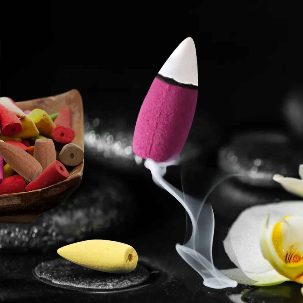 188x Incense Cones Colorful for Backflow Price