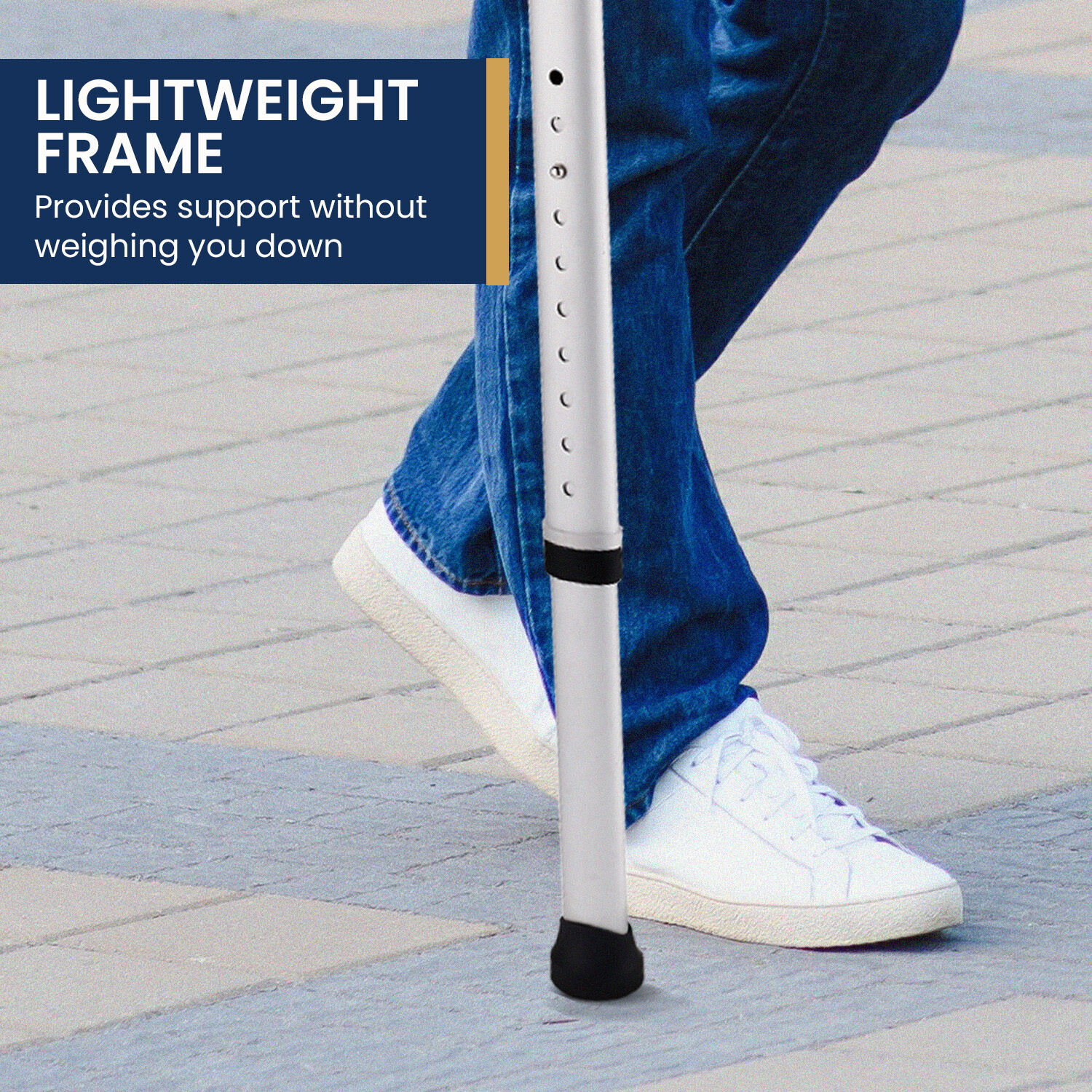 Evekare Heavy Duty Under Arm Walking Crutch Price