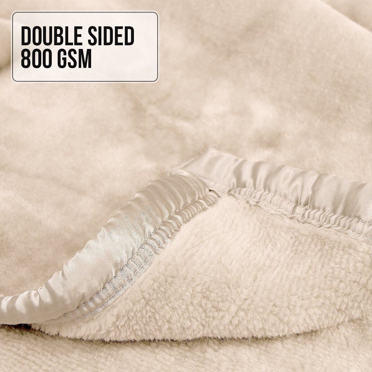 Hill Faux Mink Blanket 800GSM Heavy Double-Sided Price