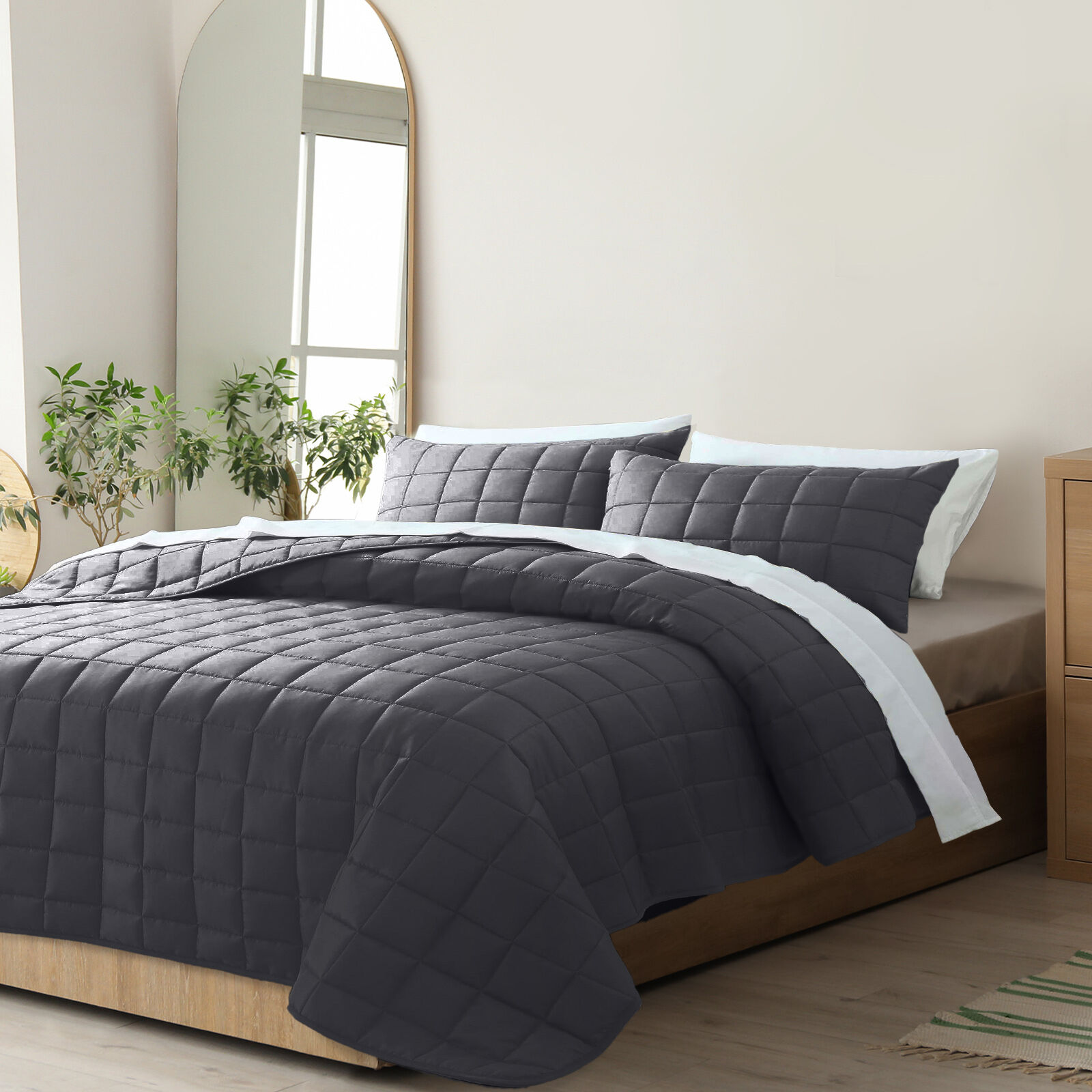 Coverlet Set Bedspread Soft Touch Easy Care Breathable 3 Piece Set Price