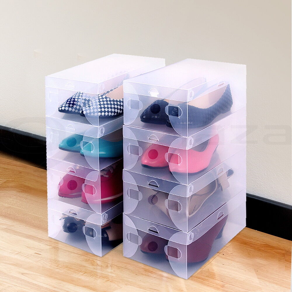 Clear Shoe Box Foldable Transparent Shoe Storage Stackable Case Price