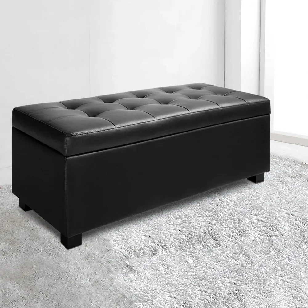 PU Leather Storage Ottoman Price