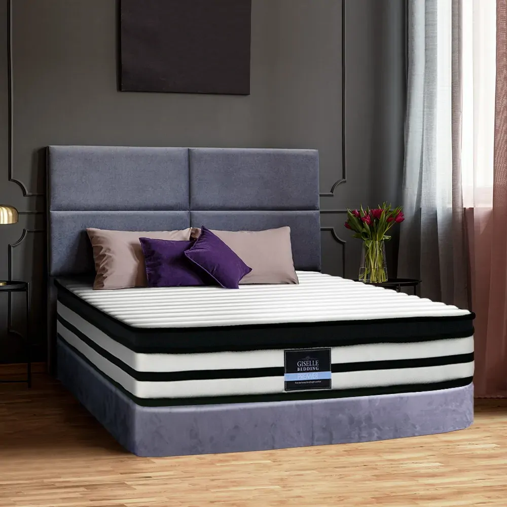 Baxter Bedding Bed Mattress Euro Top Pocket Spring Foam 27CM Price