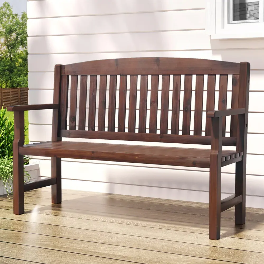 Outdoor Garden Bench Seat Wooden Chair Patio Furniture Timber Lounge Price