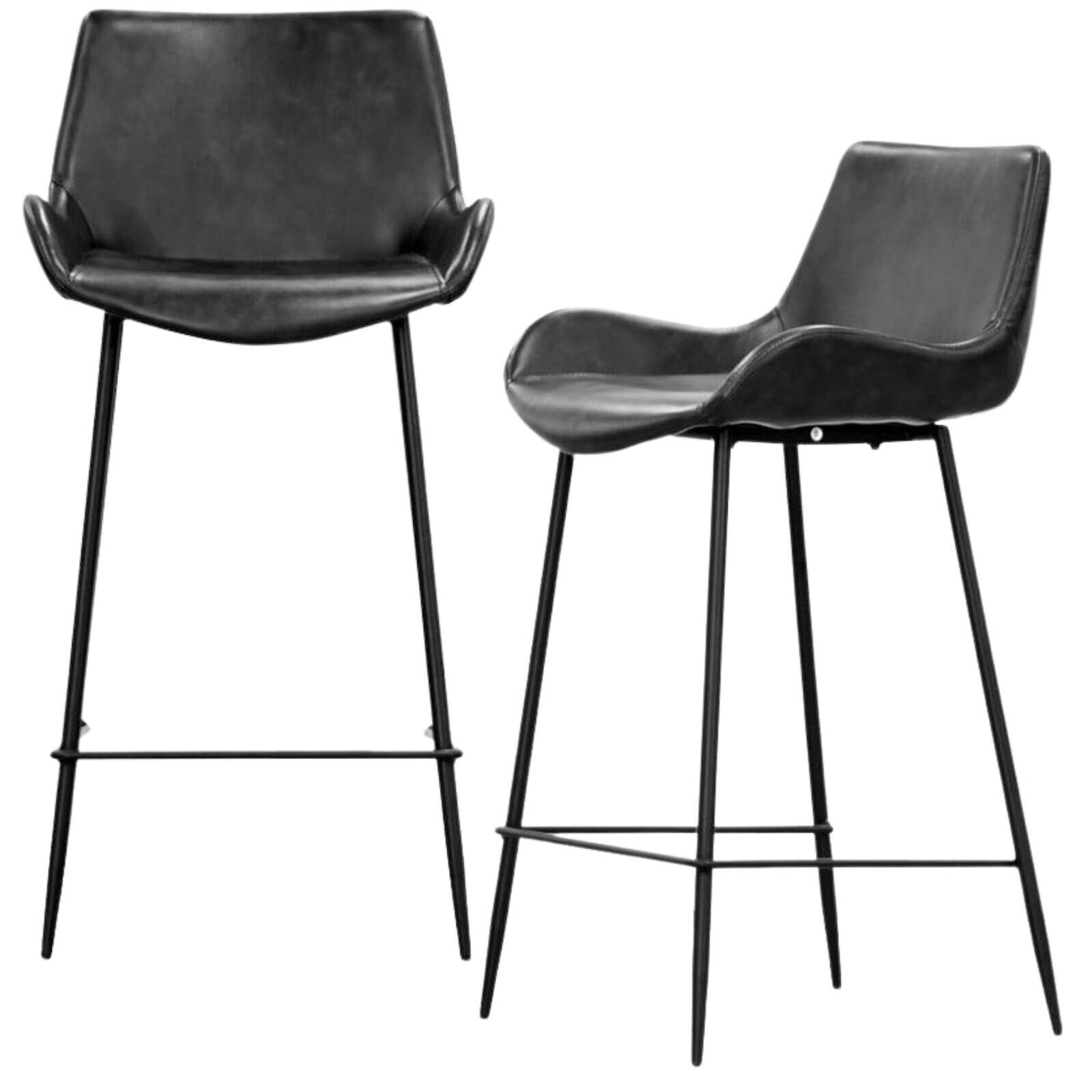 Brando PU Leather Upholstered Bar Chair Metal Leg Stool Price