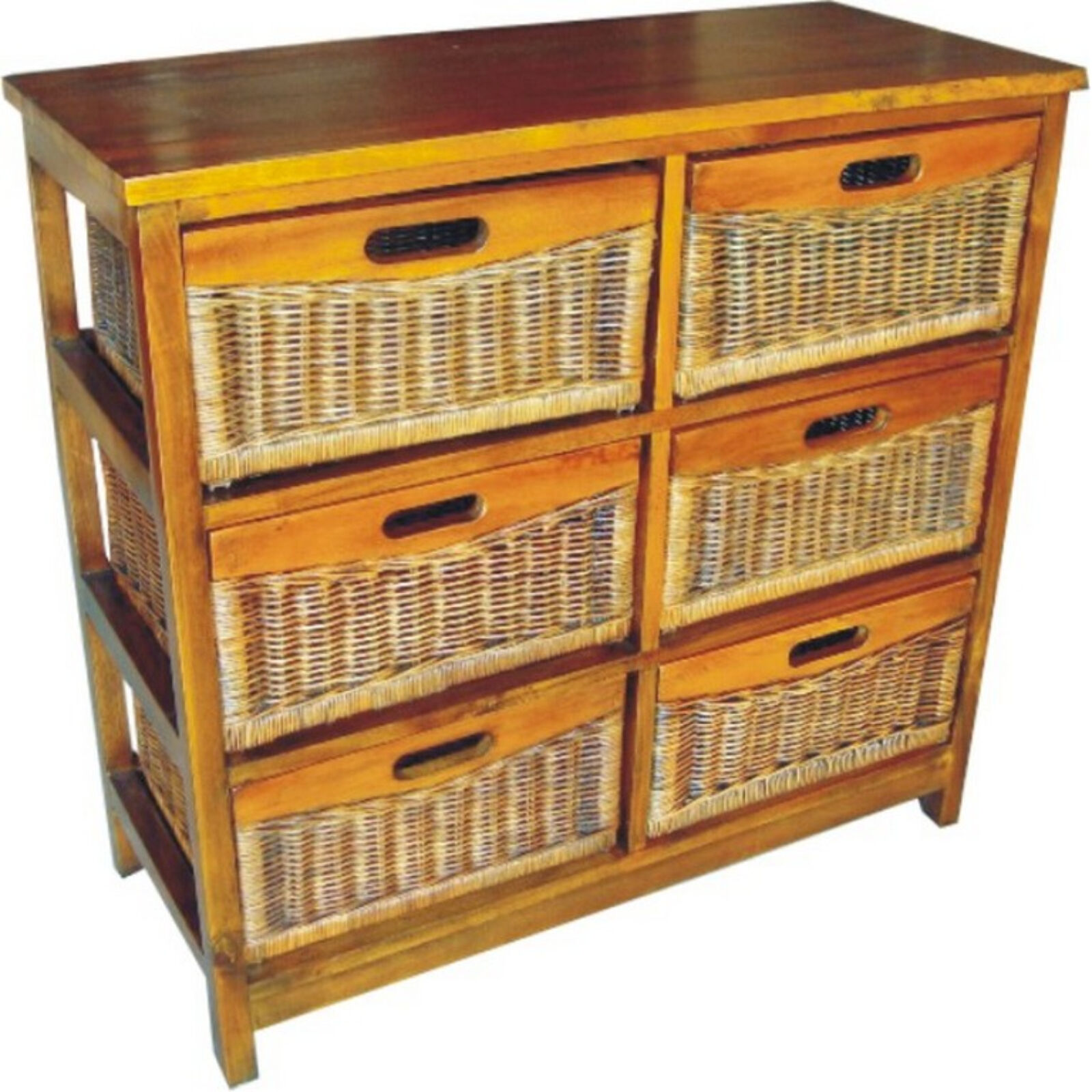 Hyssop Bedside Chest of Drawers Cane Bedroom Kitchen Bathroom Storage Cabinet Price