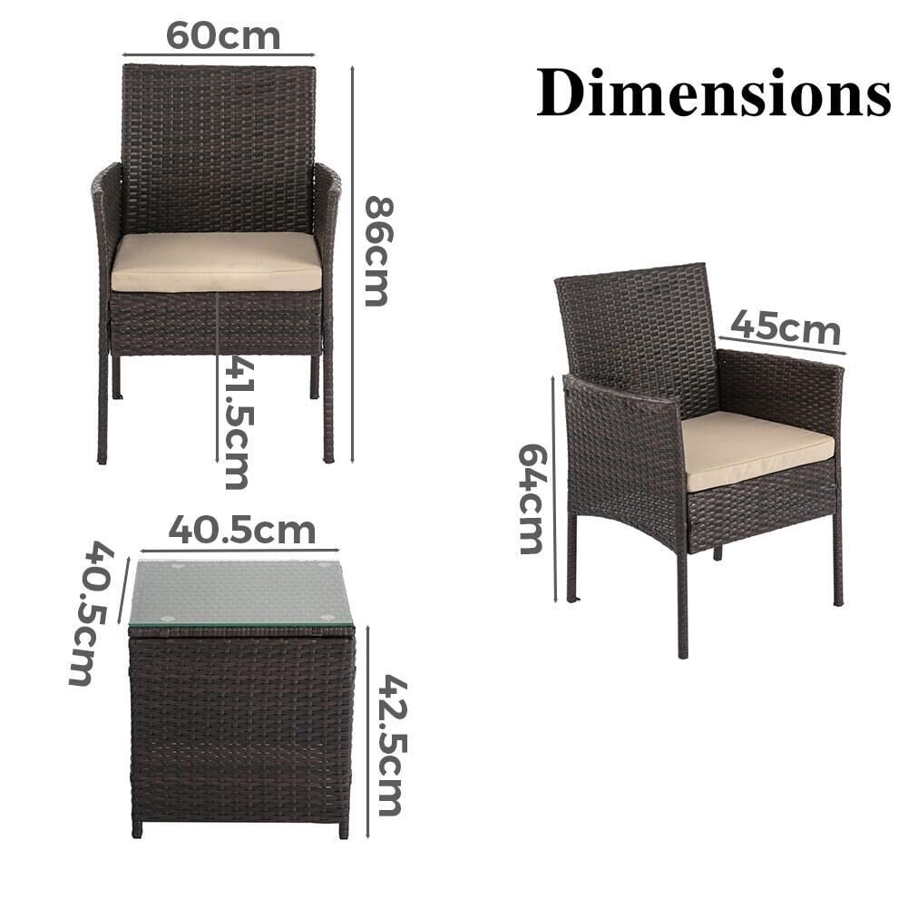 Dreamo Delightful 3 Piece Bistro Set Price