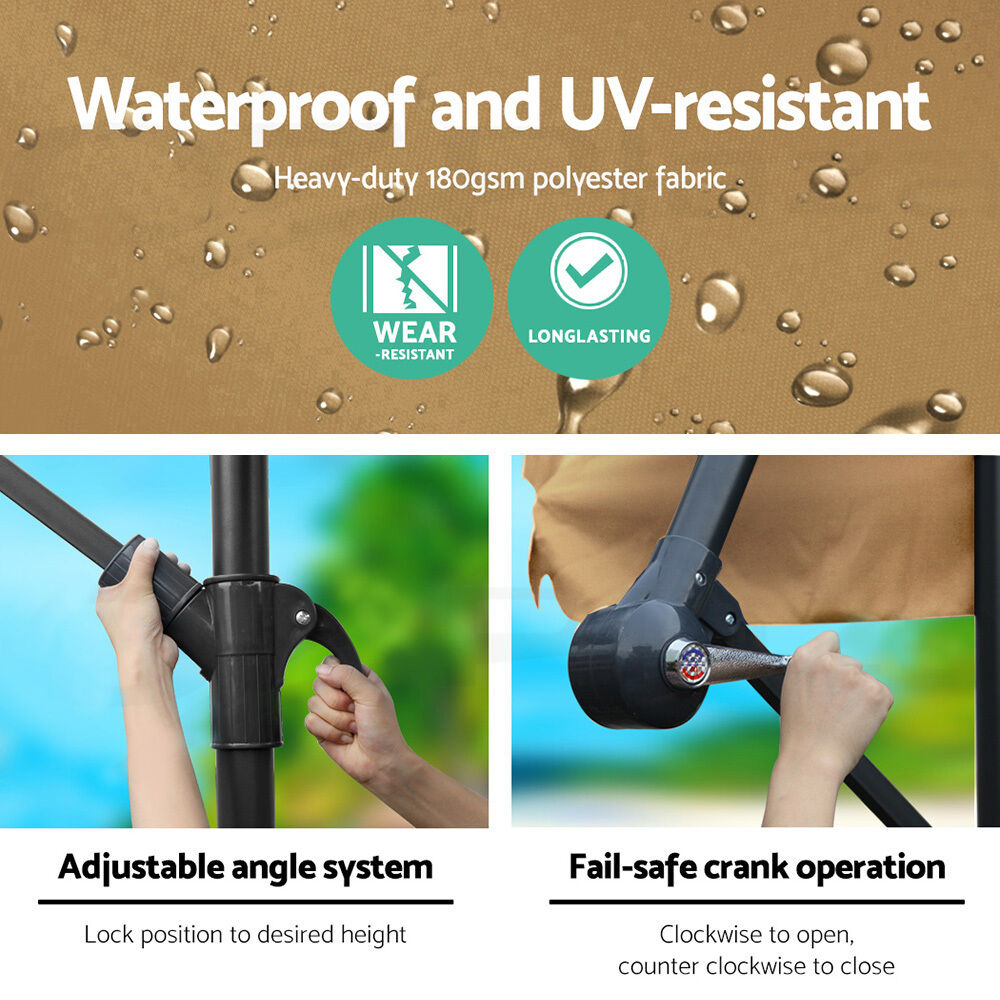 3M Cantilevered Outdoor Umbrella Price