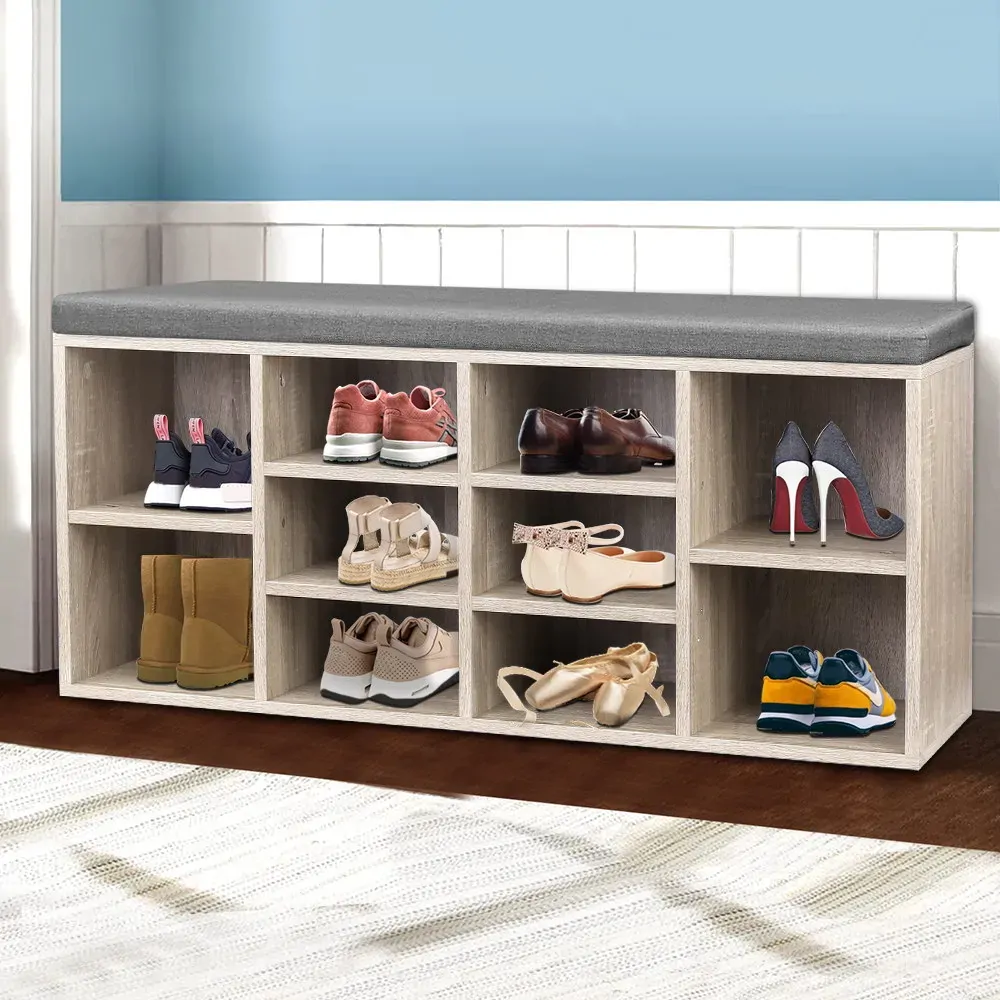 Bench Wooden Shoe Rack Storage Price