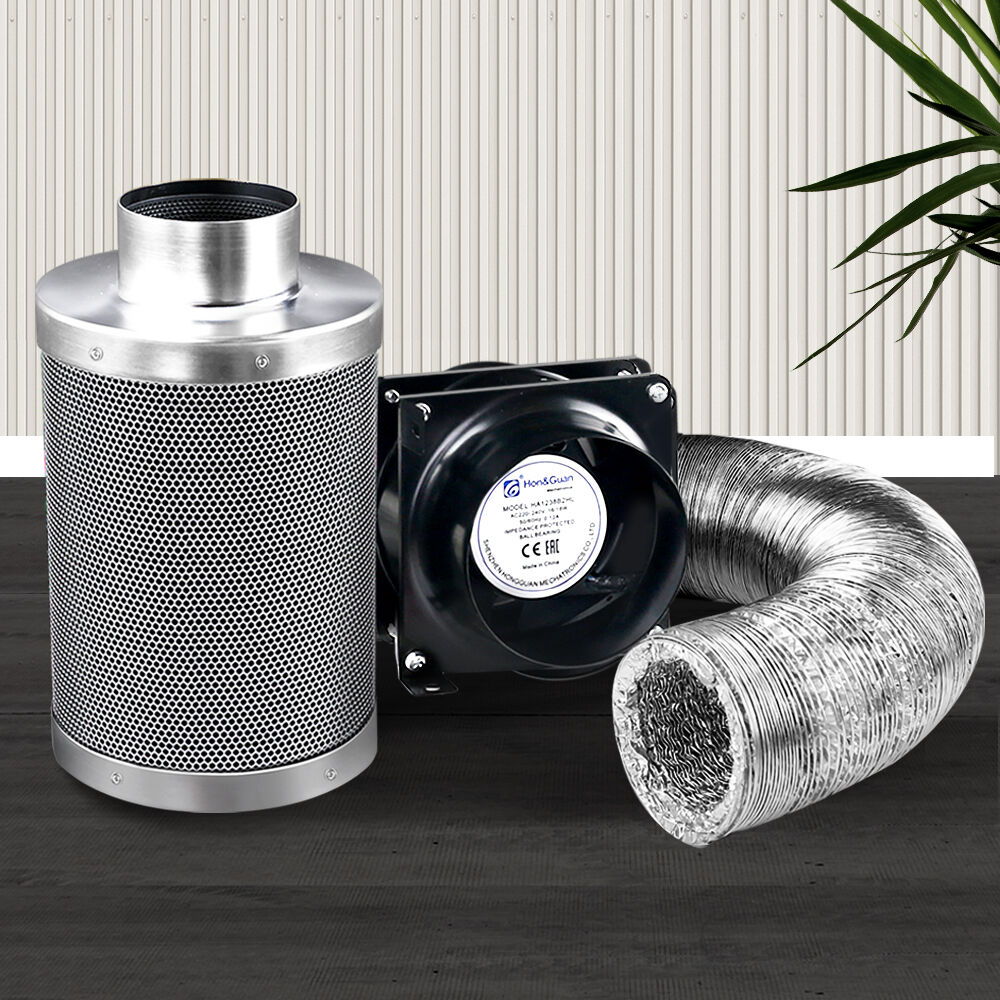 Hydroponics Grow Tent Ventilation Kit Vent Fan Carbon Filter Duct Ducting Price