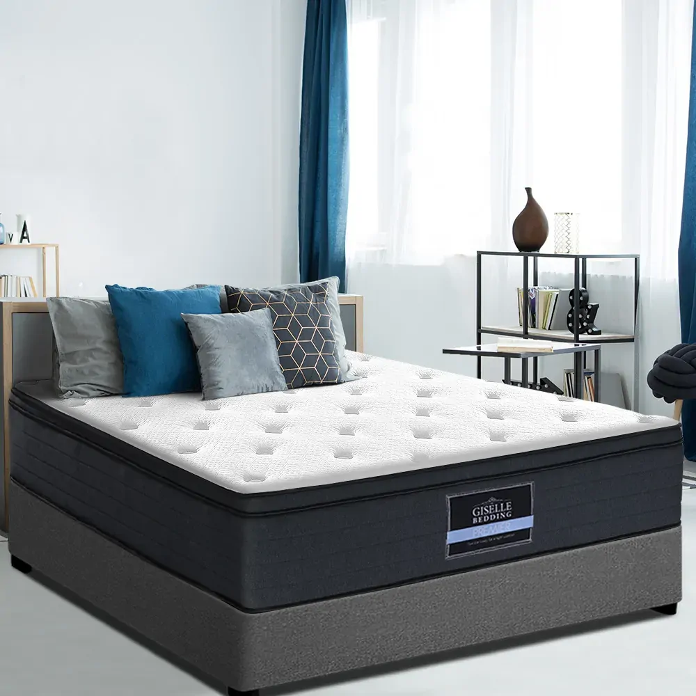 Barri Bedding Eve Euro Top Pocket Spring Mattress 34cm Thick Price