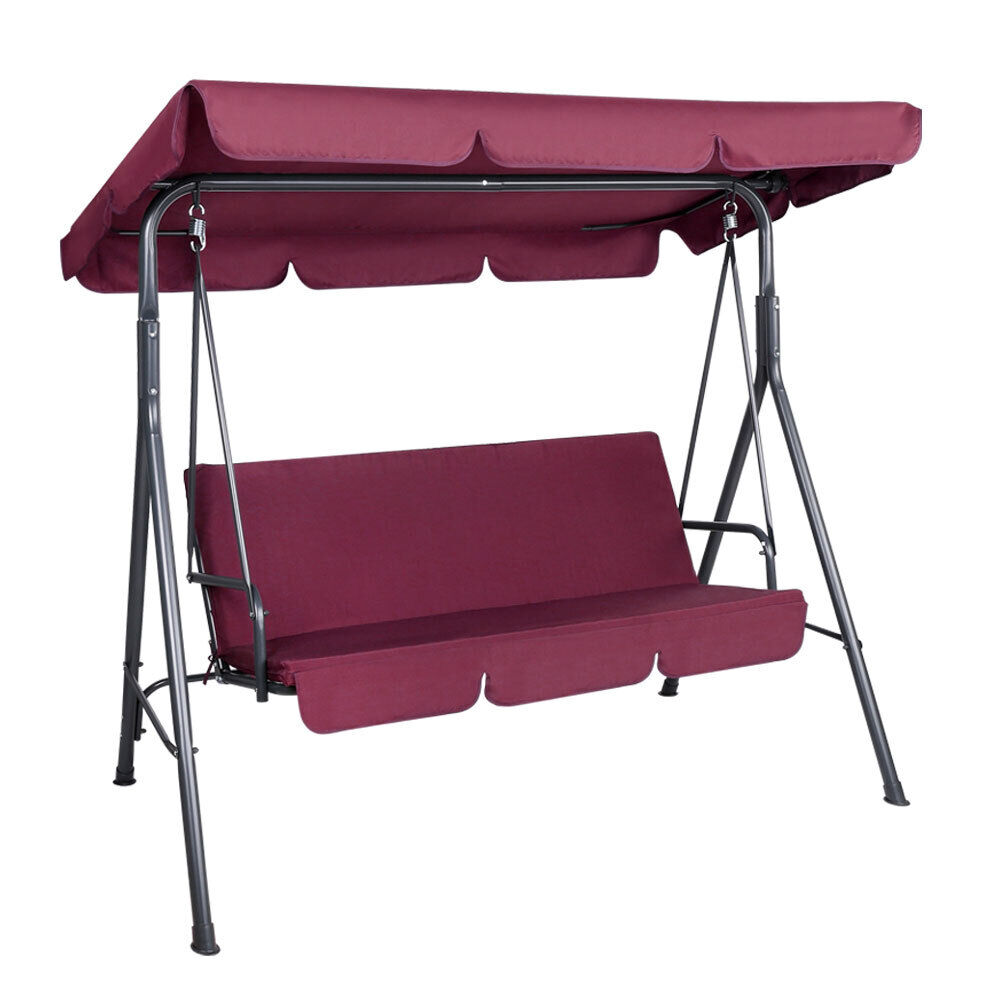 Outdoor Swing Chair Hammock 3 Seater Garden Canopy Bench Seat Backyard Price