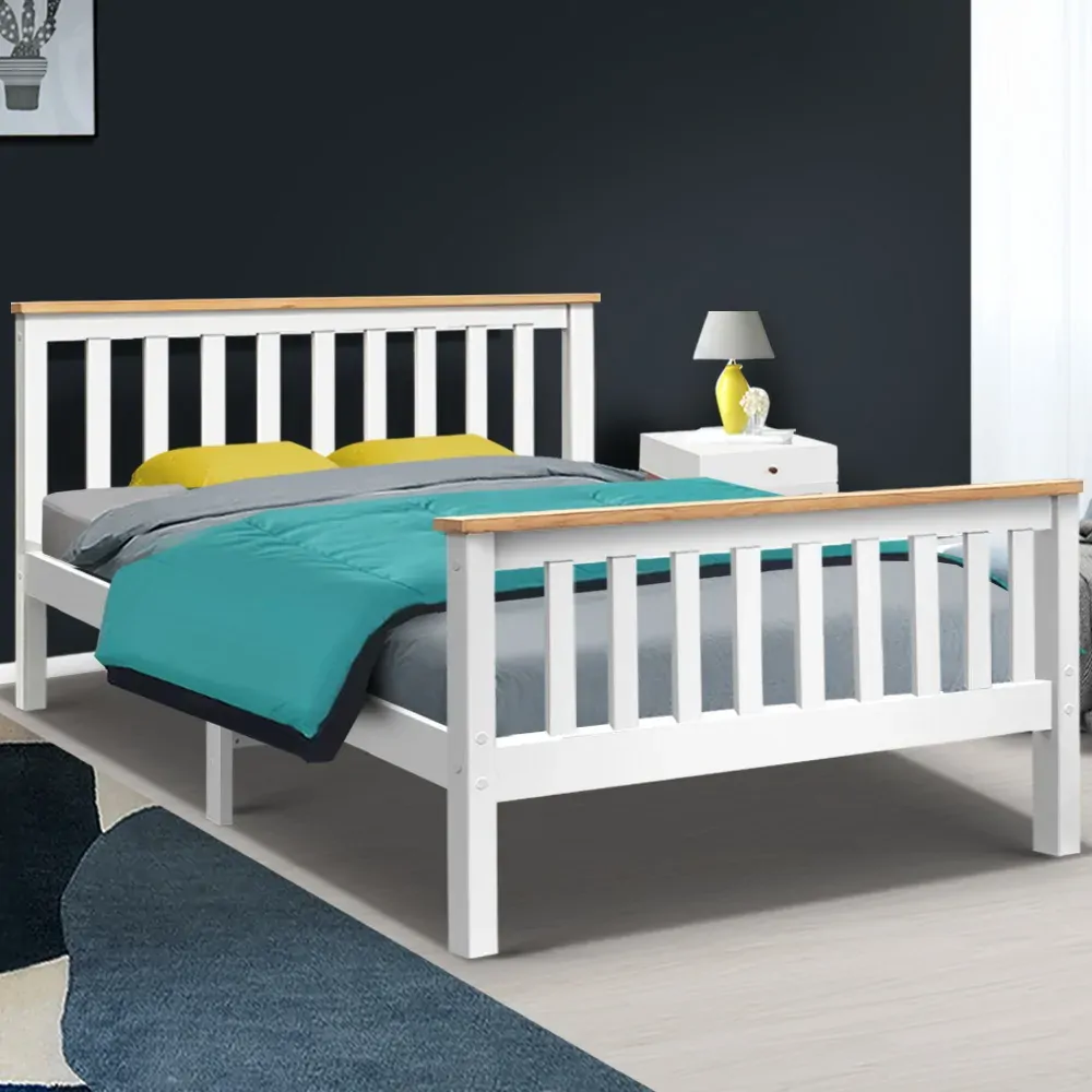 Ampthill Wooden Bed Frame PONY Timber Mattress Base Bedroom Kids Price