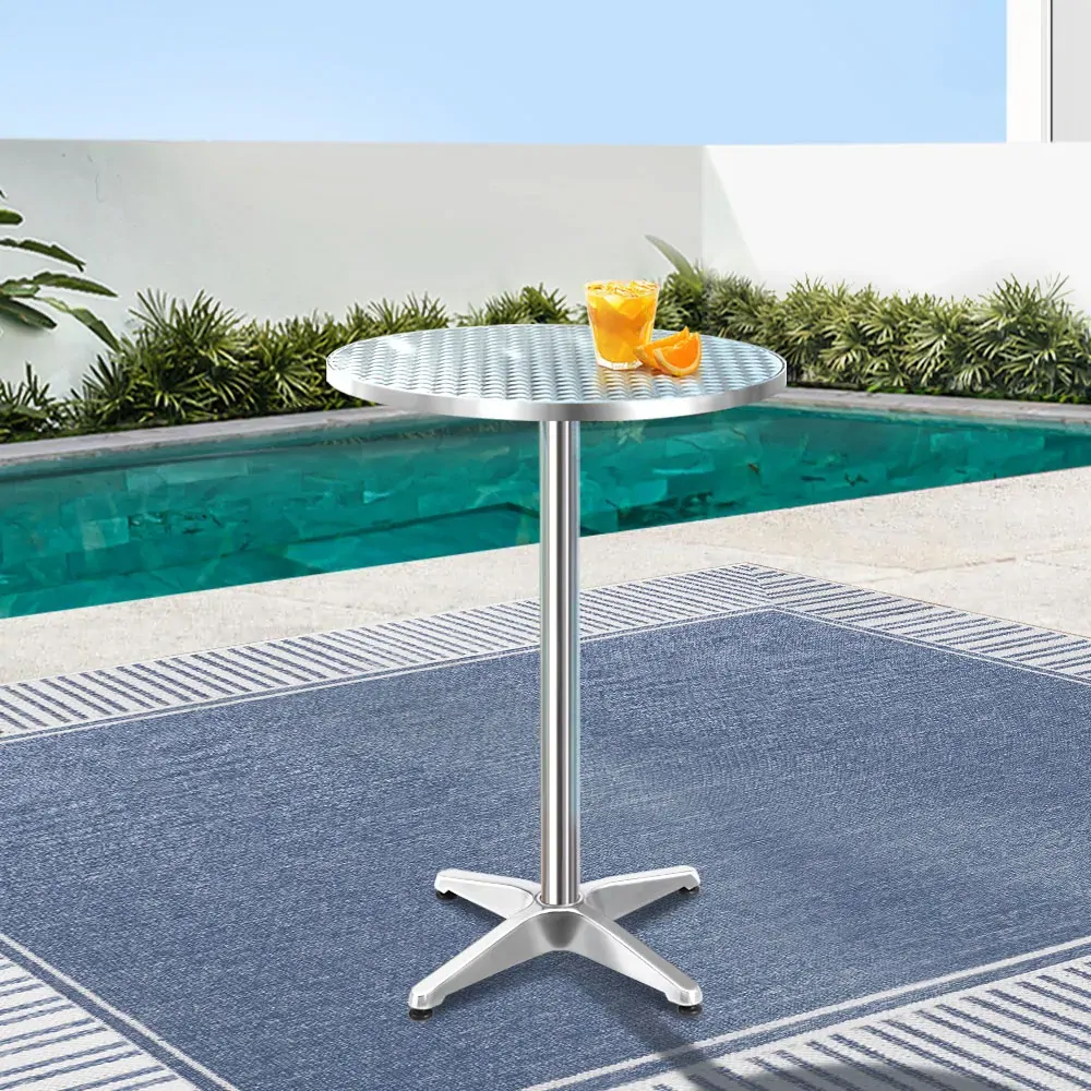 Outdoor Bar Table Indoor Furniture Adjustable Aluminium Price