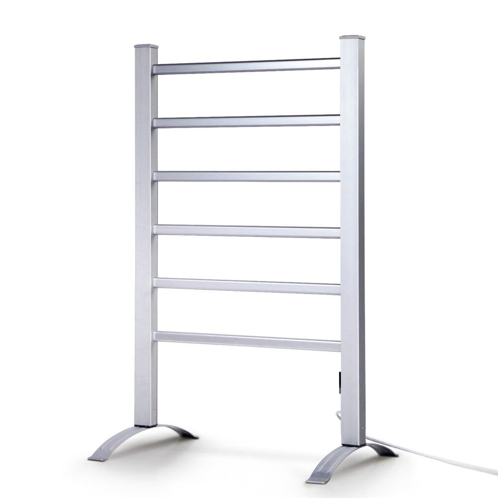 Electric Heated Towel Rail Rails Warmer Rack Aluminium Price