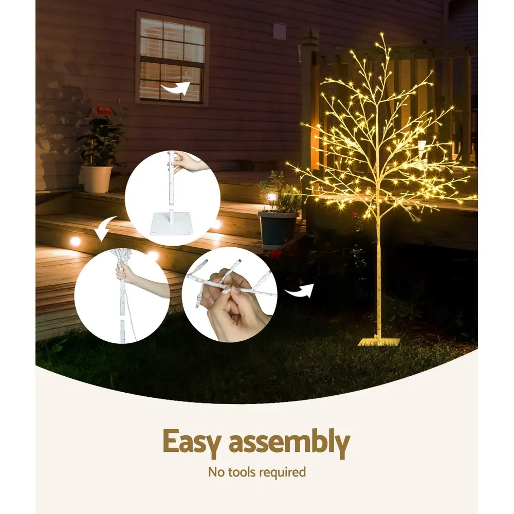 Jingle Jollys Christmas Tree LED Trees With Lights Warm White Price