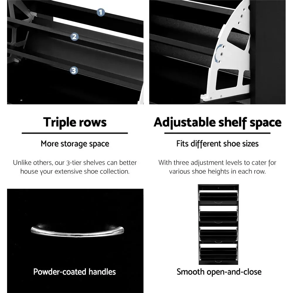 Shoe Cabinet Shoes Storage Rack Organiser 60 Pairs Shelf Drawer Price