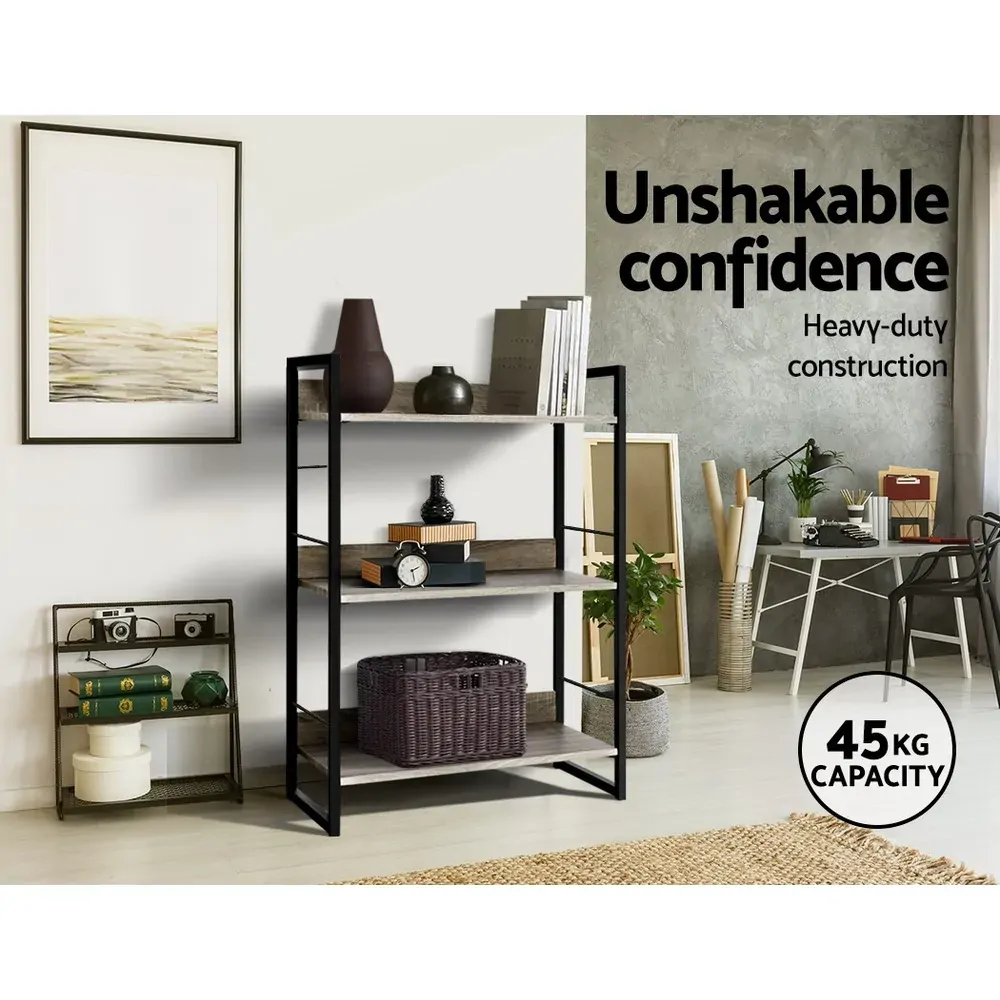 Bookshelf Display Shelves Metal Bookcase Wooden Book Shelf Wall Storage Price
