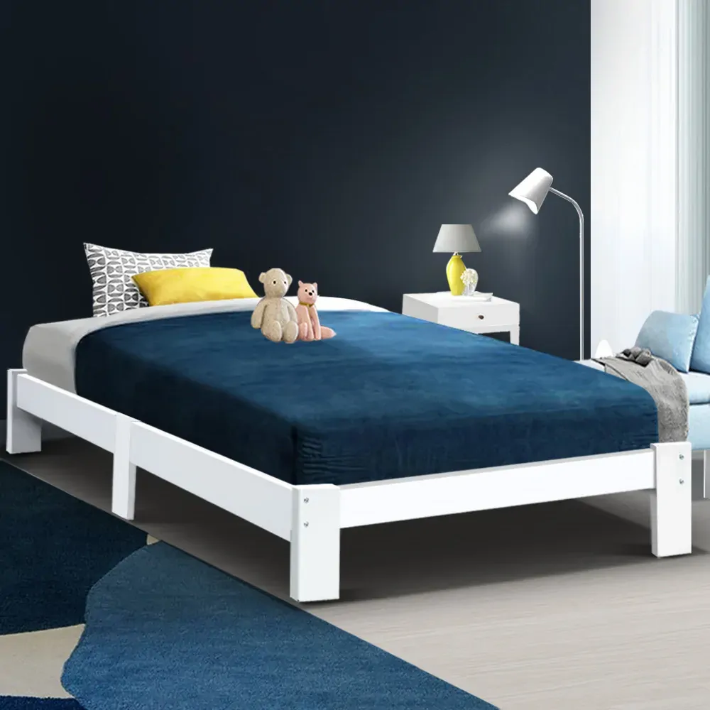 Bed Frame Wooden Mattress Base Timber Platform JADE Price