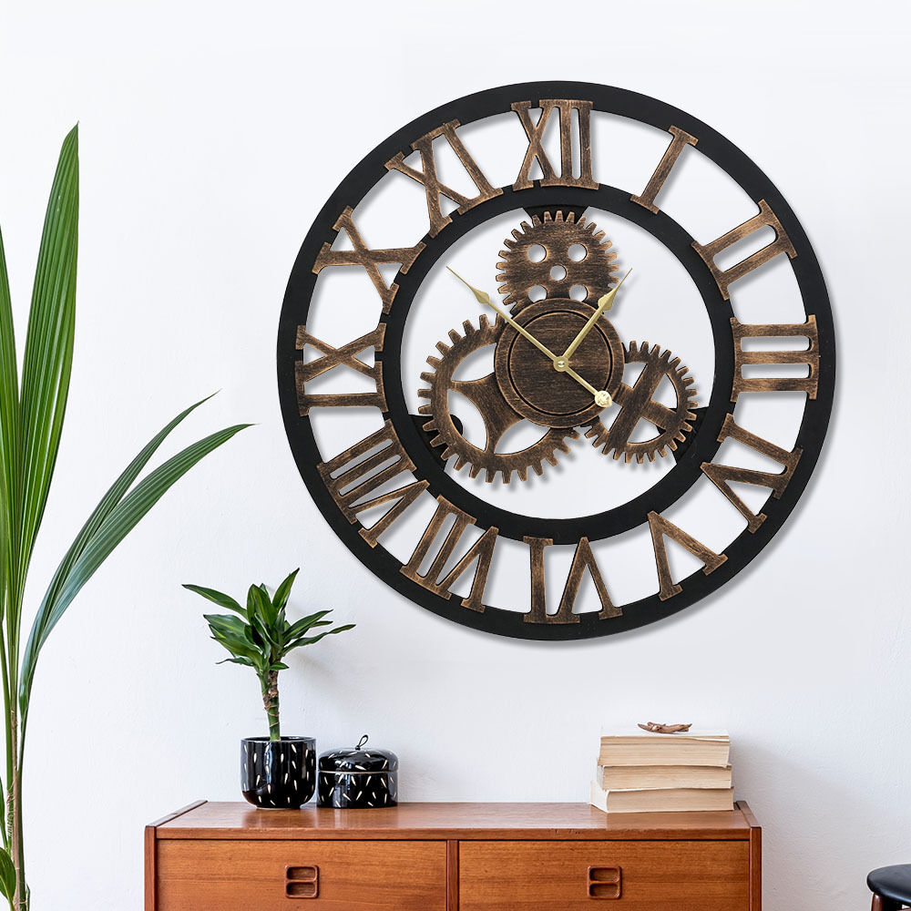 Wall Clock Modern Large 3D Vintage Luxury Clock Enduring Home Office Décor Price