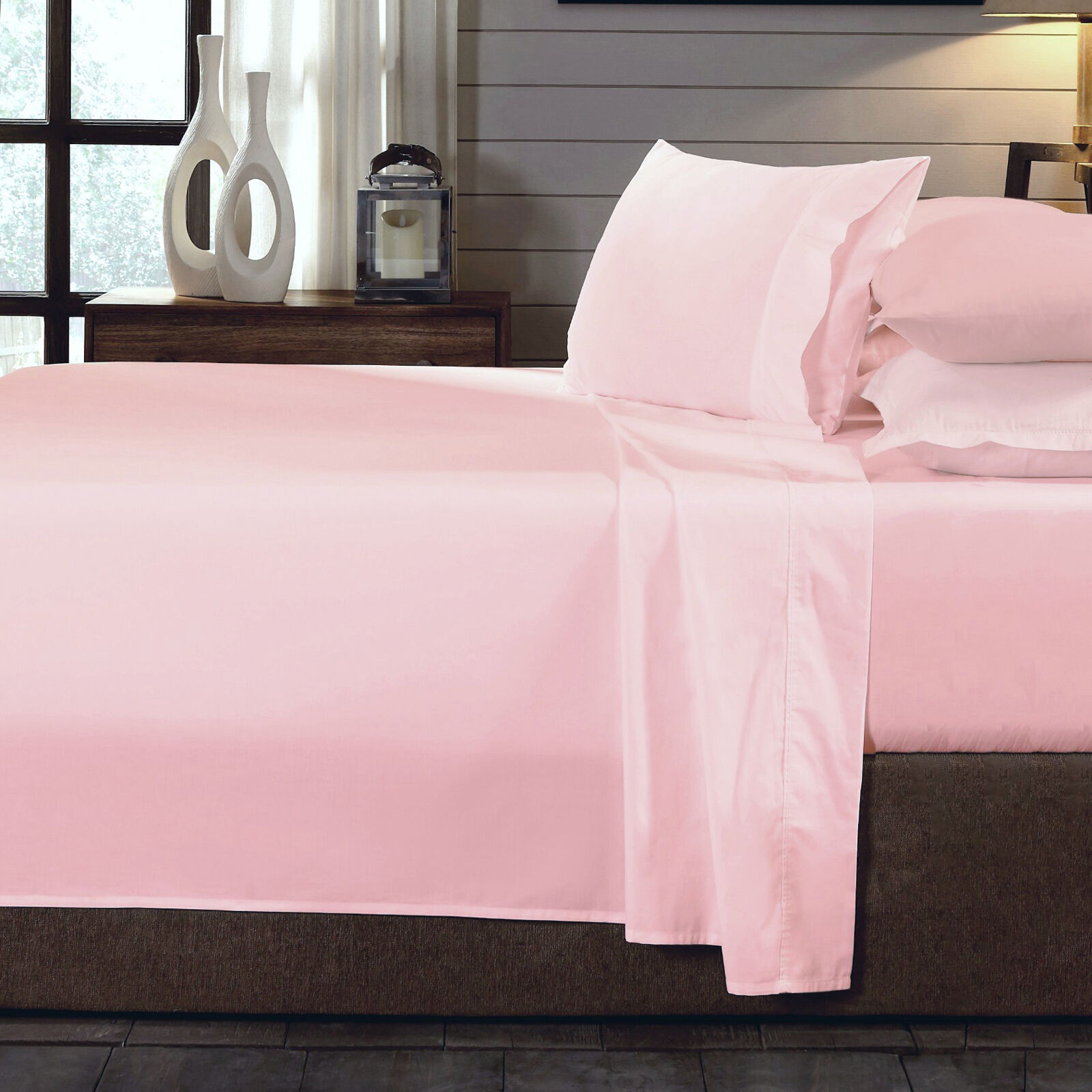 250TC Organic 100% Cotton Sheet Set 4 Piece Luxury Hotel Style Price
