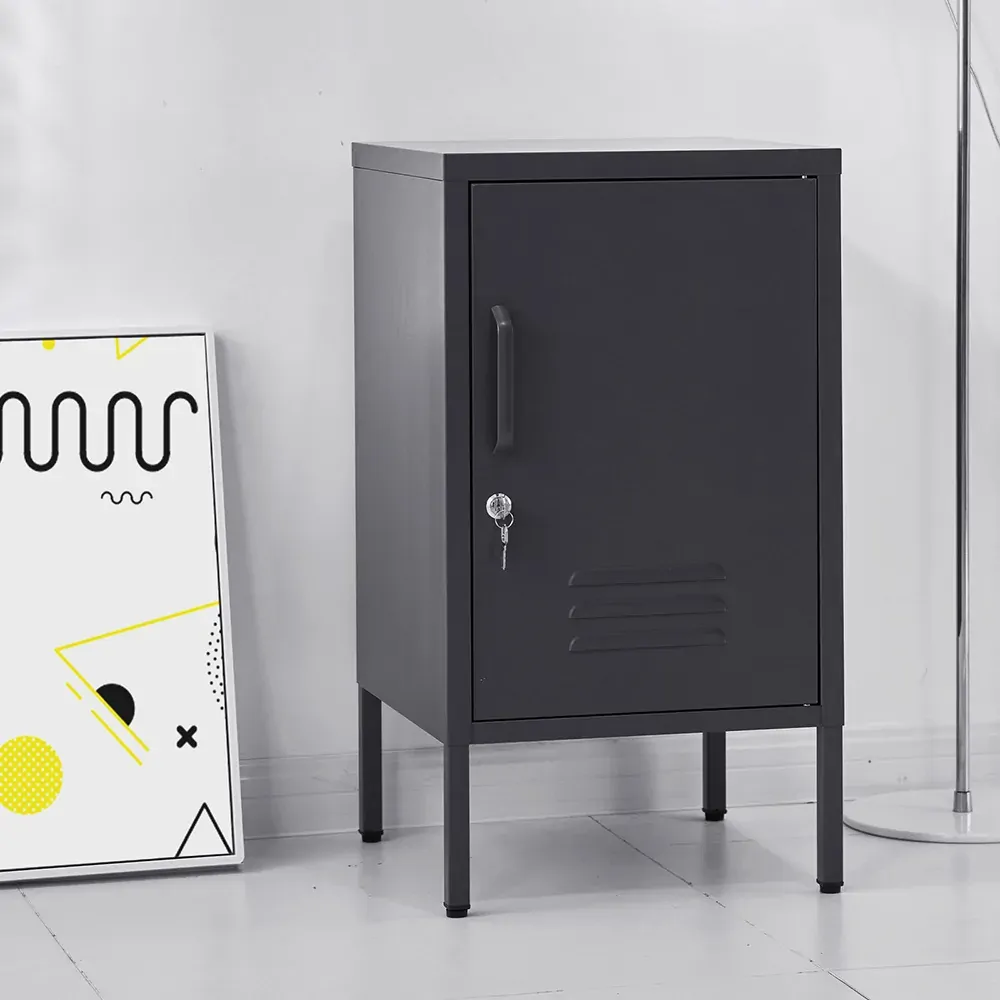 Metal Locker Storage Shelf Filing Cabinet Cupboard Bedside Table Price
