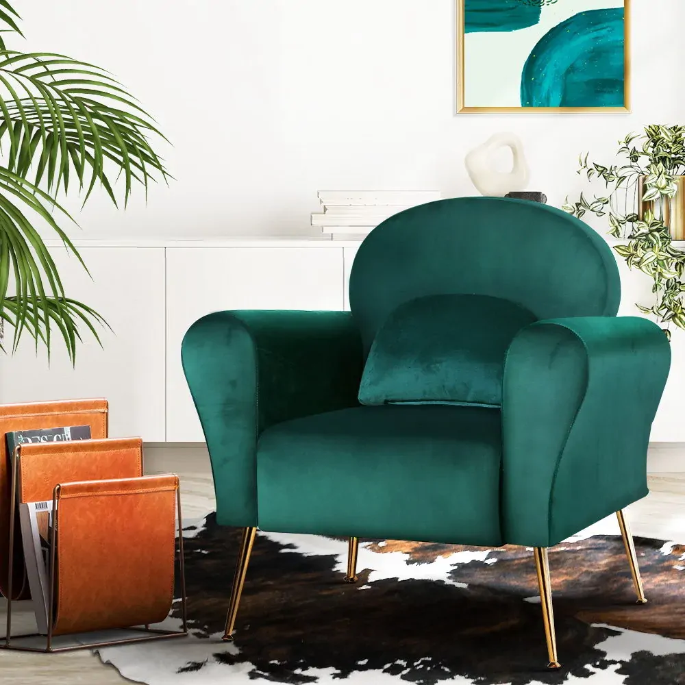 Armchair Lounge Chair Accent Armchairs Chairs Sofa Cushion Velvet Price