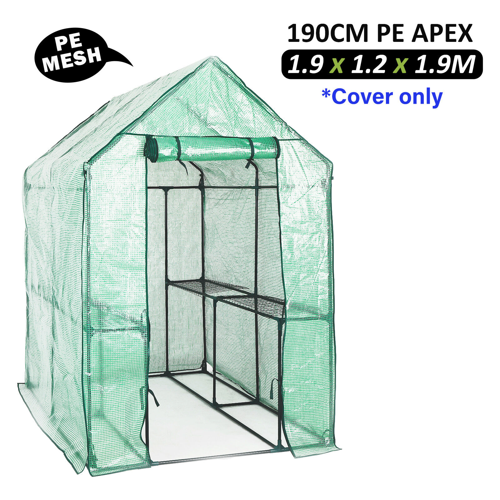Home Ready Apex Mini Garden Greenhouse Shed PVC Cover Only Price