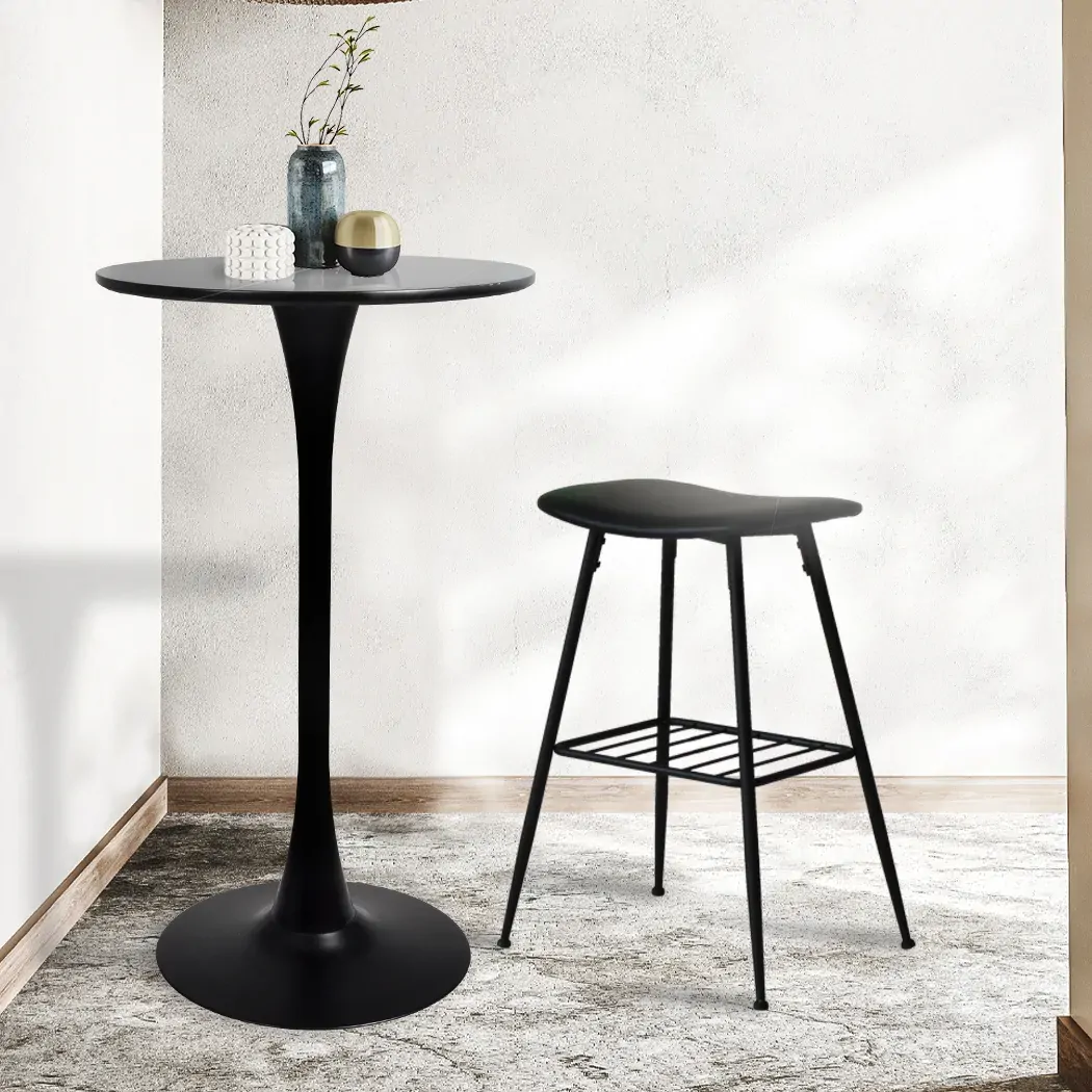 2x Bar Table Pub Tables Kitchen Marble Tulip Outdoor Round Metal Price