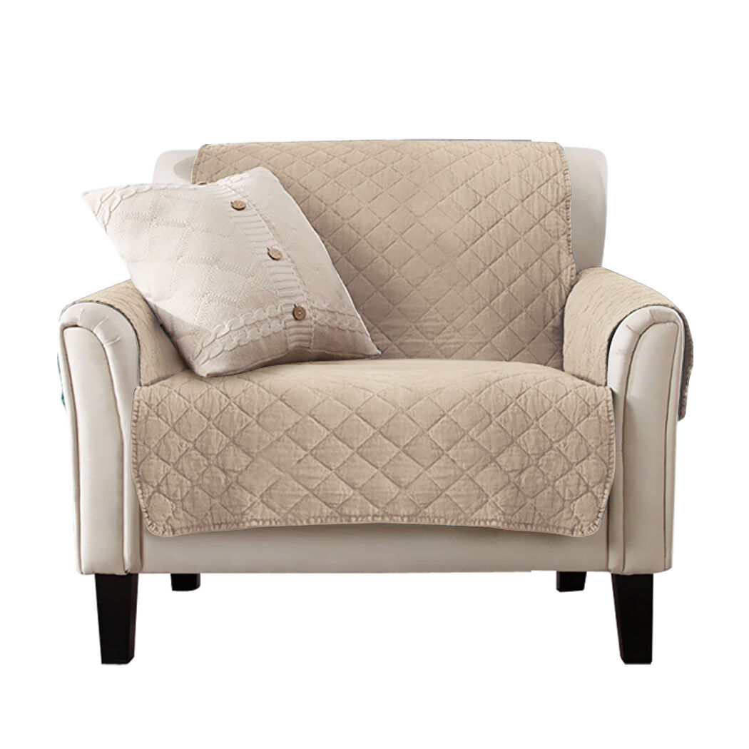 1 Seater Sofa Covers Quilted Couch Lounge Protectors Slipcovers Price