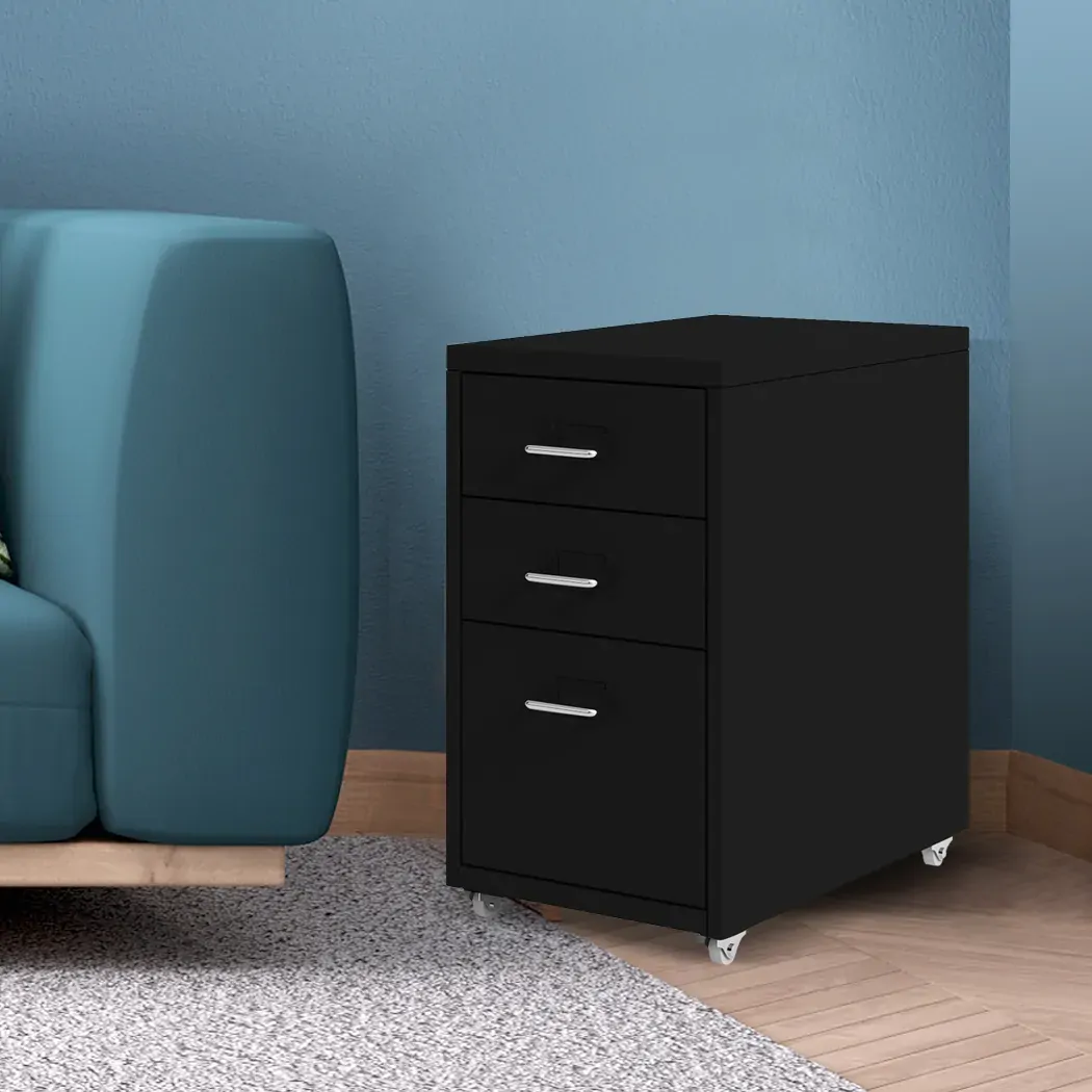 Metal Cabinet Storage Cabinets Folders Steel Study Office Organiser 3 Drawers Price