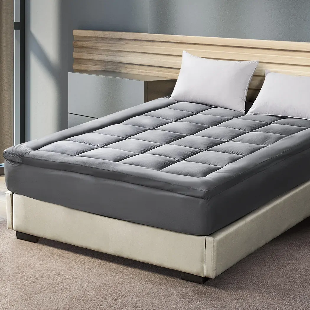 Mattress Topper Bamboo Fibre Luxury Pillowtop Mat Protector Cover Price
